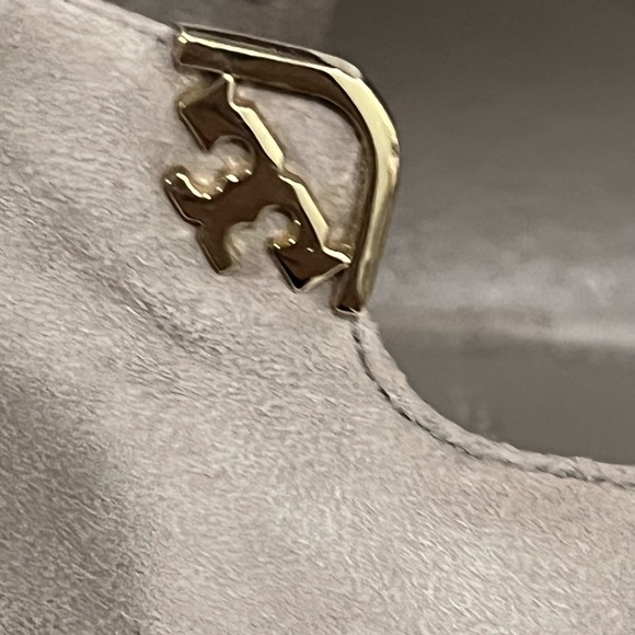 Tory Burch Elizabeth Suede Mid Heel Pumps Size 9 - Picture 15 of 16